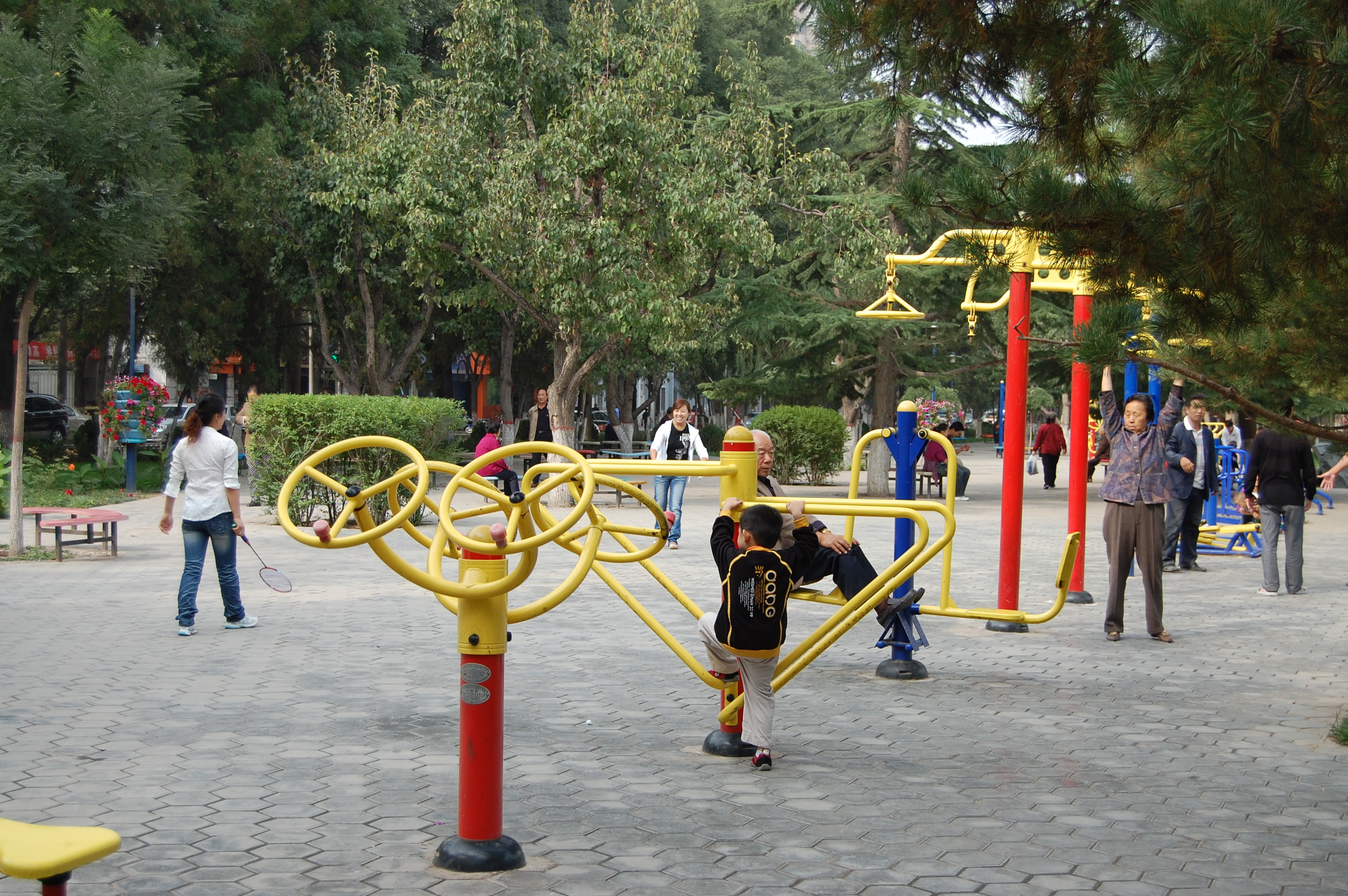 Playground in Lanzhou, China, Sigismund von Dobschütz
