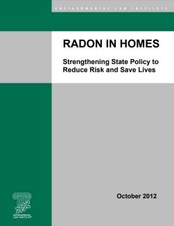 Radon in Homes: Strengthening State Policy to Reduce Risk and Save Lives Report Cover