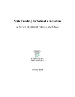 State Funding for School Ventilation Report Cover