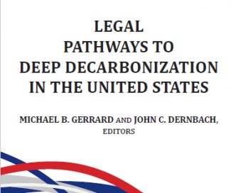 Legal Pathways to Deep Decarbonization in the United States cover